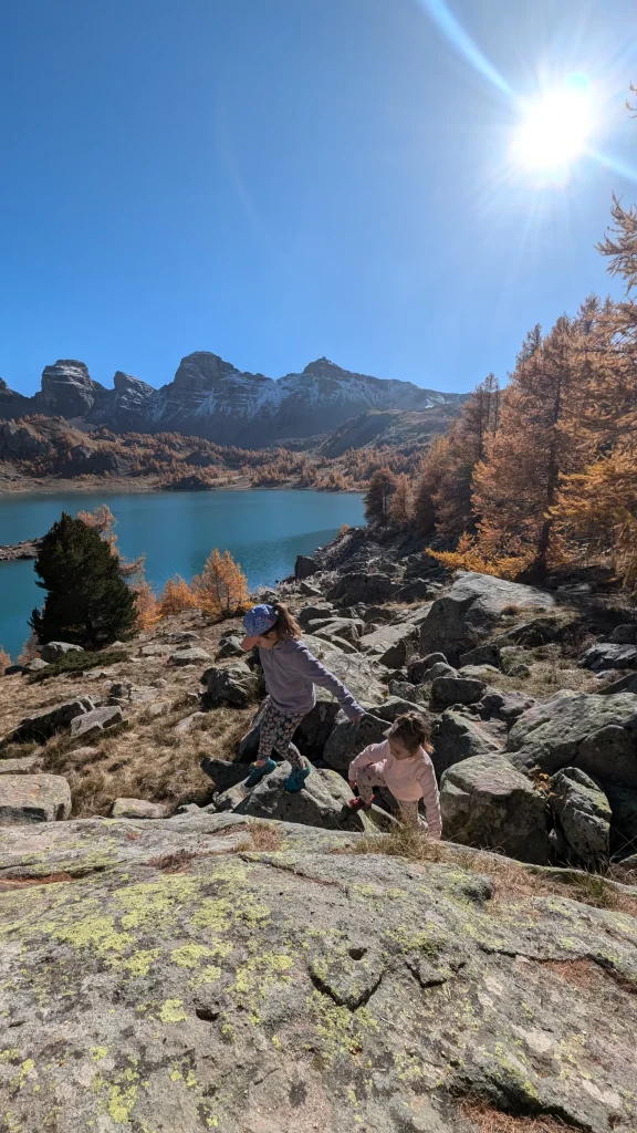 Lac d'Allos en famille