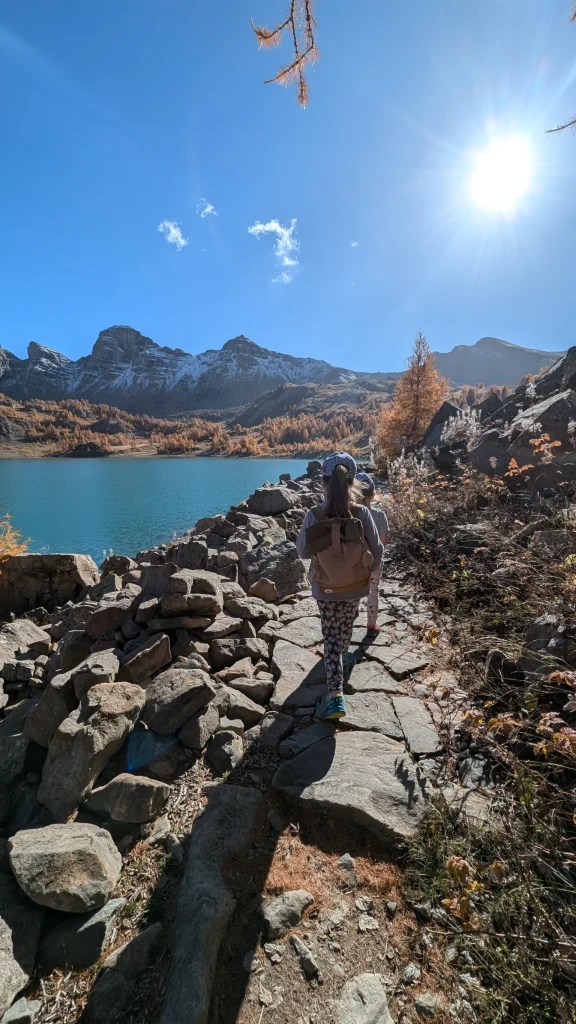 Lac d'Allos en famille