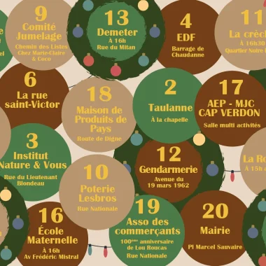 Calendrier de l’avent 2025