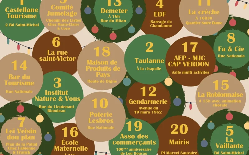 Calendrier de l’avent 2025