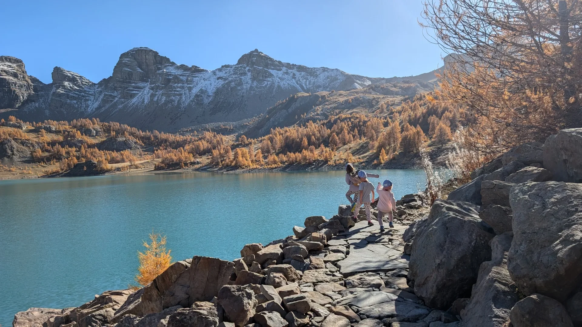 Lac d'Allos en famille