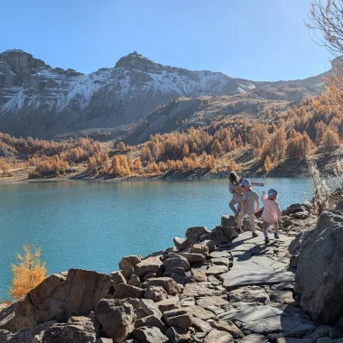 Lac d'Allos en famille